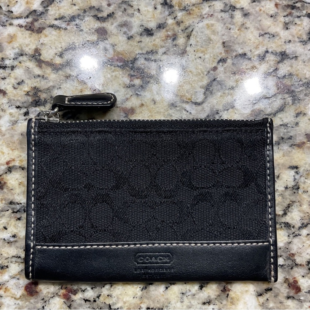 Coach wallet color :Black